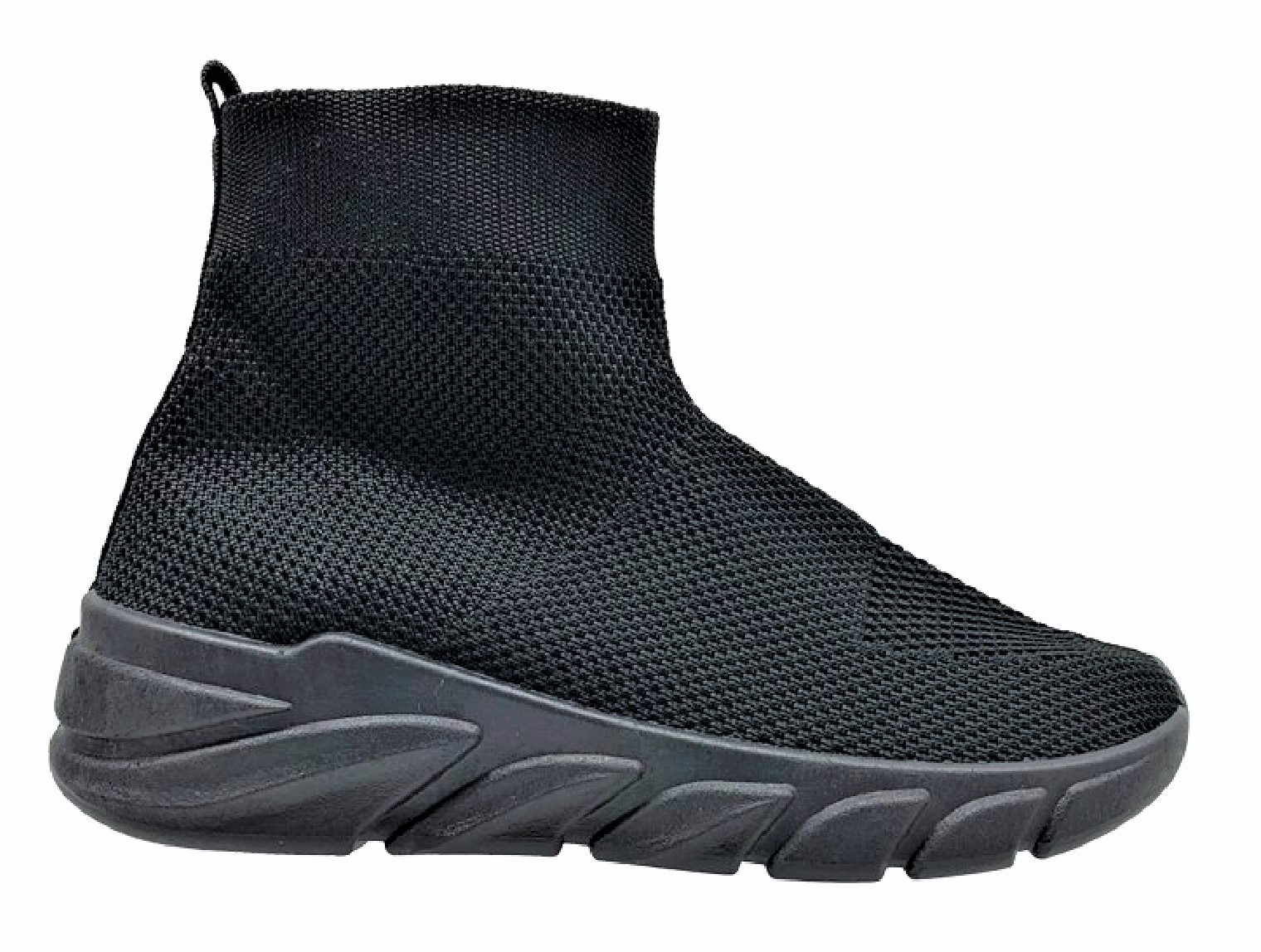 KIDS GIRLS CHILDRENS FLAT SOCK SNEAKER ANKLE HI TOP SPORTS RUNNING